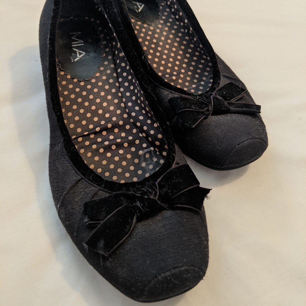 Black Kitten Heels